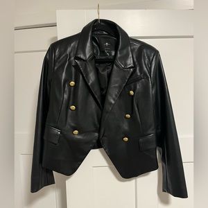 7 for all mankind Vegan Leather jacket